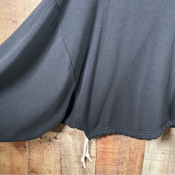 Adidas Cropped Hoodie Oversized XL Athleisure Wide Sleeve Streetcore Casual - Picture 3 of 6
